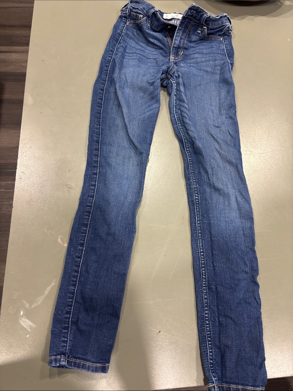 Hollister Skinny Jeans in Denim Blue